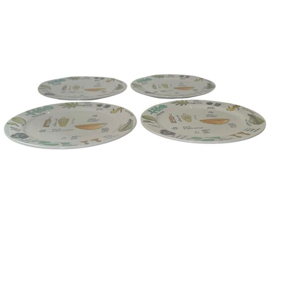 “SALAD DAYS” by Ursula Dodge for  Signature Housewares Set Of 4  9" Plates - Picture 2 of 16